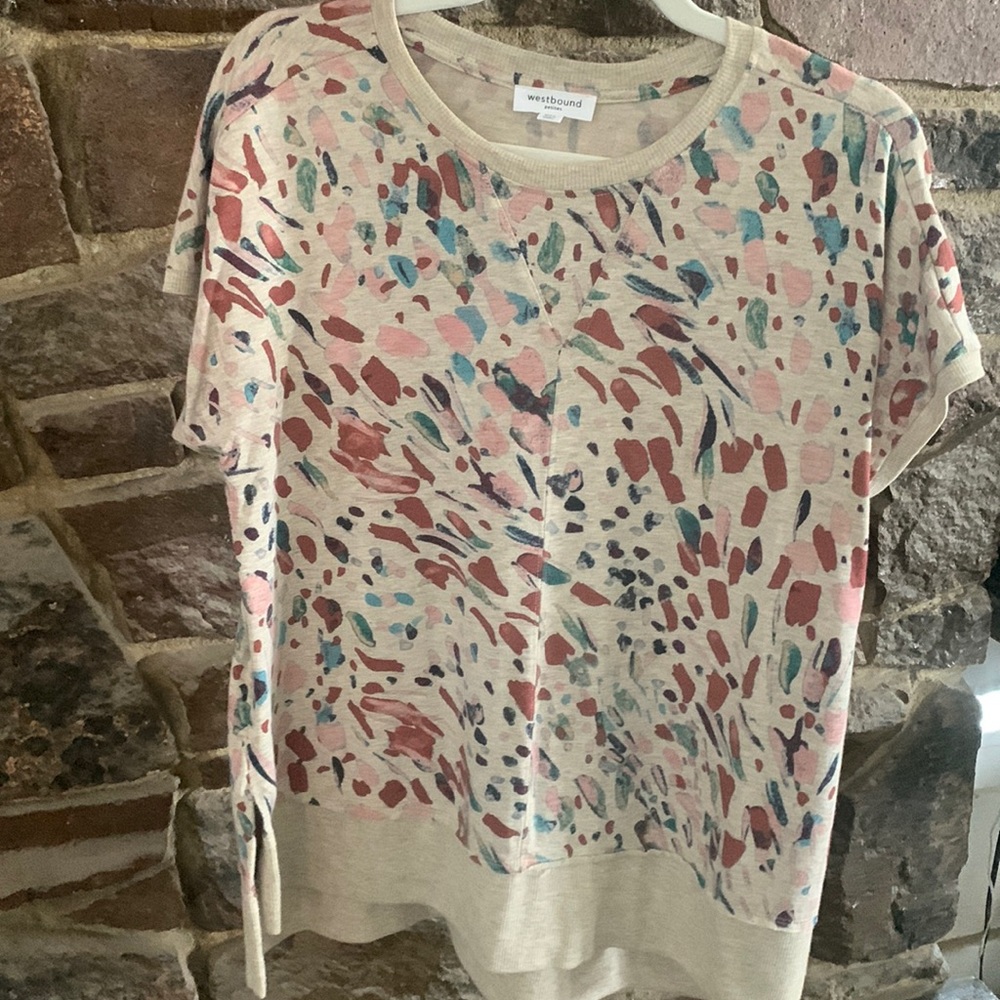 Westbound blouse with patterns